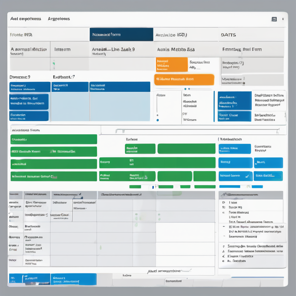 Compliance dashboard showing regulation requirements linked to evidence documents and task status